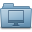 Computer Folder Blue Icon 32x32 png